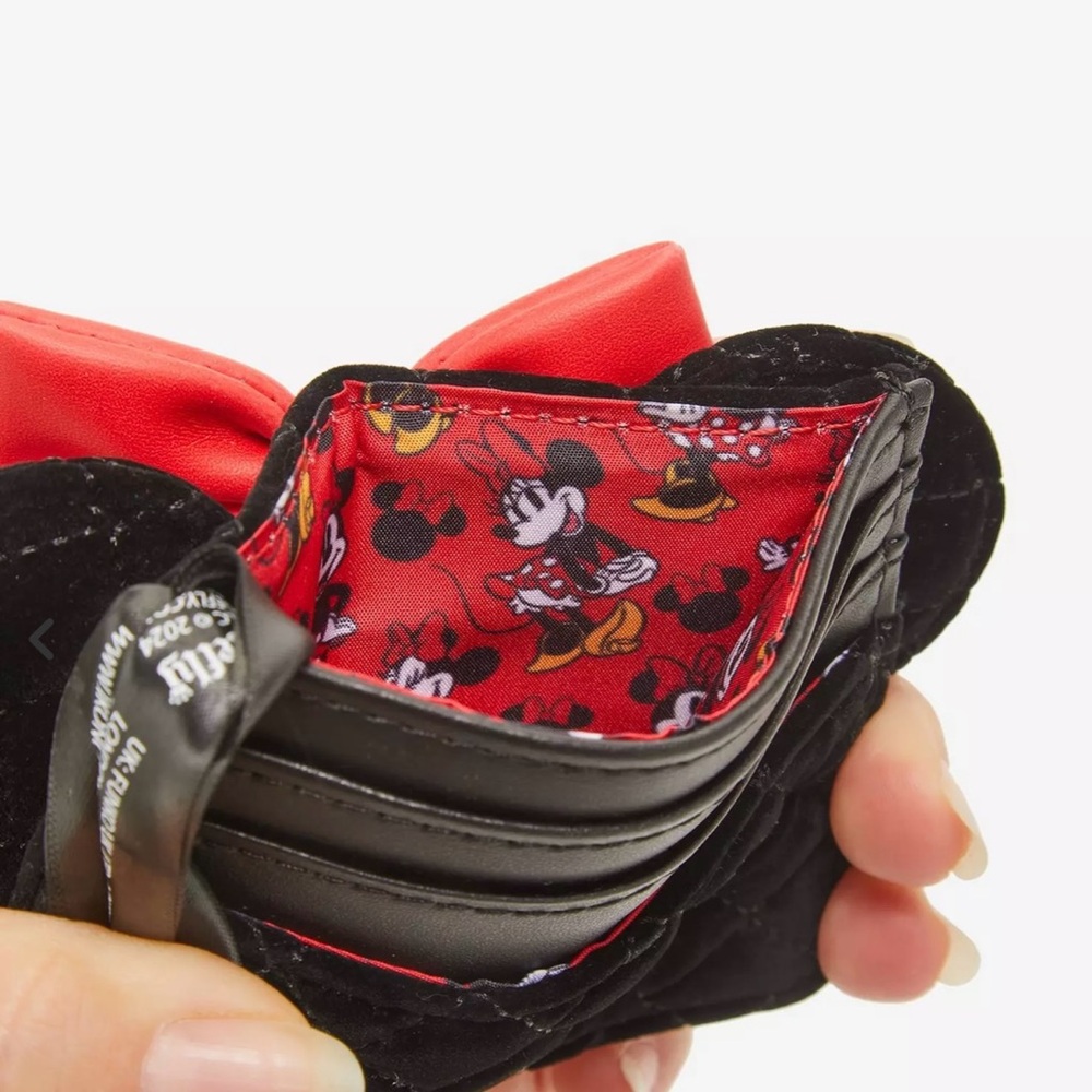 Disney Minnie Mouse Quilted Card Case - Picture 6 of 6